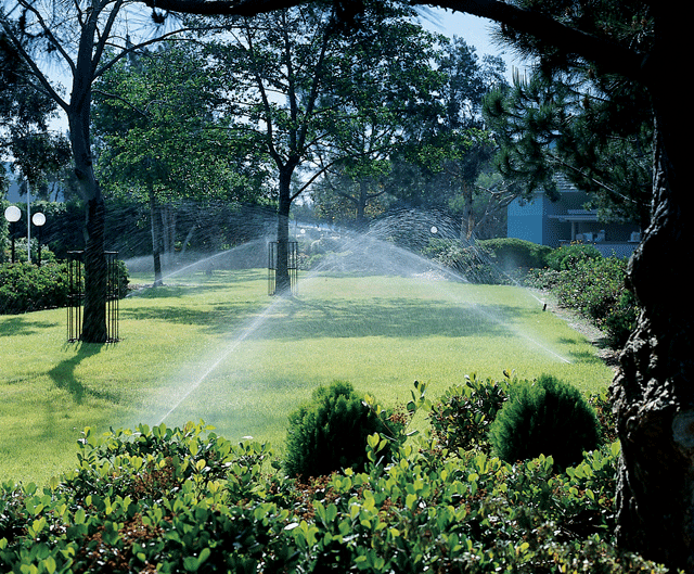 Park underground watering system